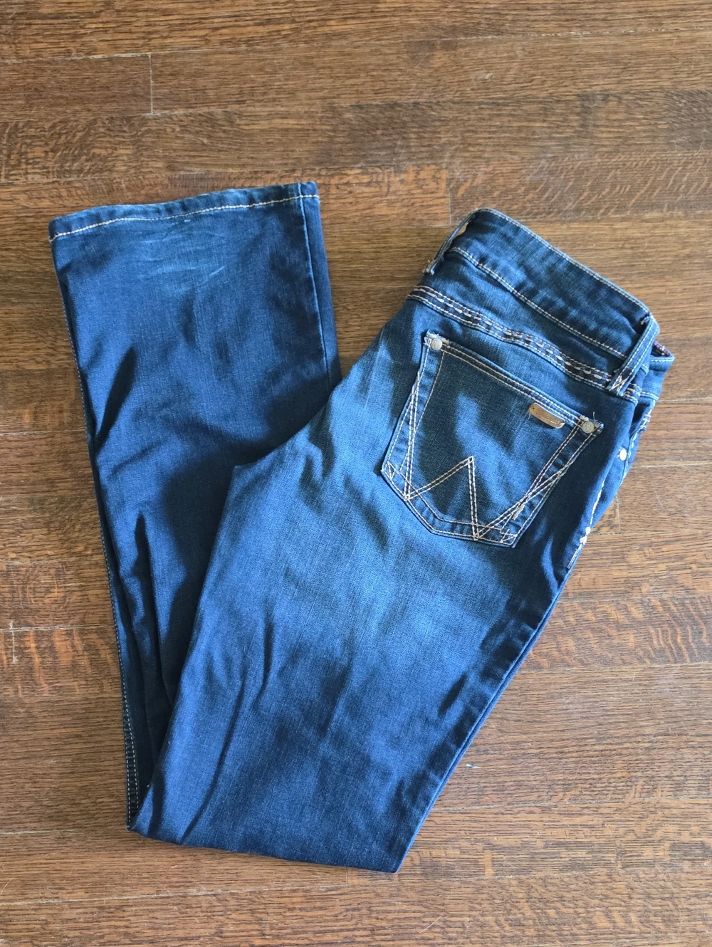 Wrangler Retro Mae Bootcut Jeans Women's Sz 11/12 x 34 09MWZHT Dark Wash Western